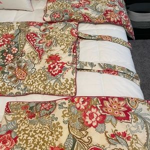 Pottery barn quilted standard shams - set of three.